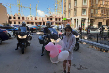 Фотография к новости: Полицейские исполнили мечту маленькой девочки из Нур-Султана