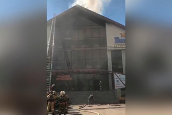 Фотография к новости: Пожар в фитнес-клубе Караганды удалось ликвидировать