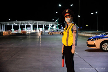 Фотография к новости: Как снимали "окружение" столицы. По периметру Нур-Султана ликвидировали блокпосты
