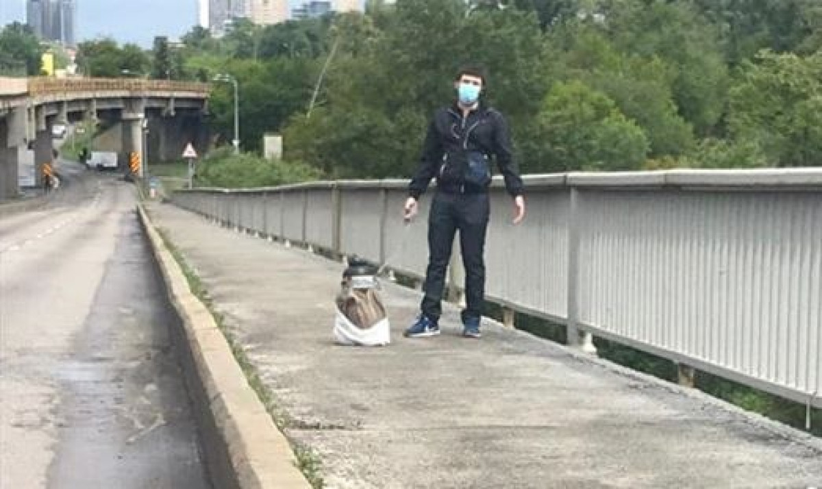 Мужчина угрожал взорвать мост в Киеве
