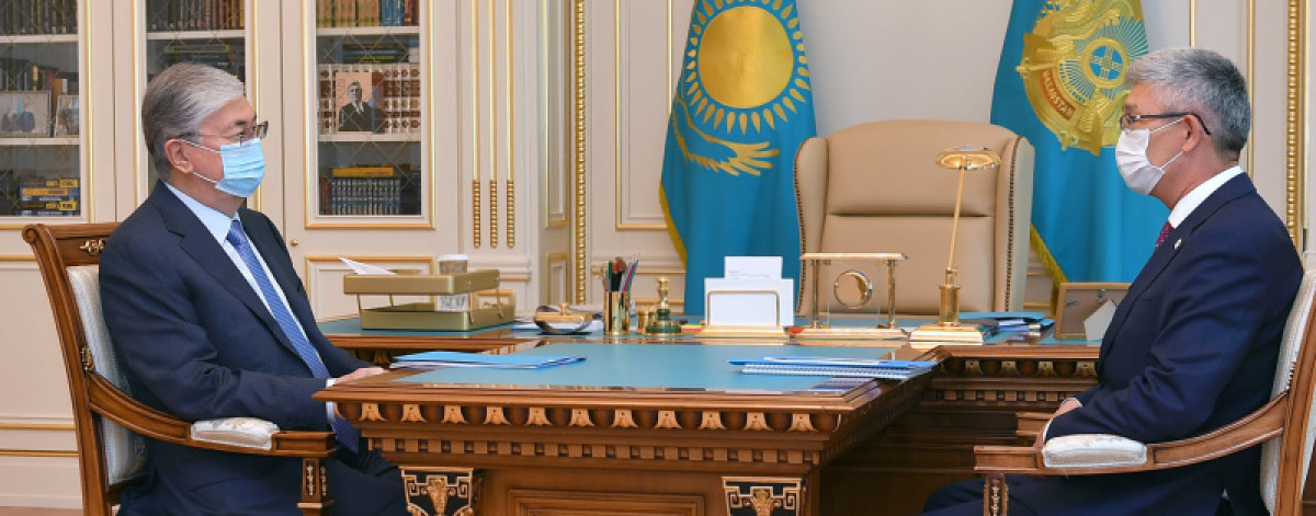 Токаев принял акима Мангистауской области