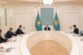 Фотография к новости: Токаев провел совещание с руководством правоохранительных органов