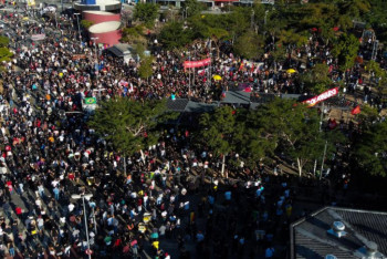 Фотография к новости: Массовые протесты против президента прошли в Бразилии