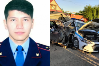 Фотография к новости: Пострадавший в ДТП на блокпосту в Алматы полицейский пришел в себя