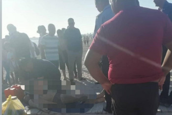 Фотография к новости: Труп мужчины извлекли из воды спасатели одного из пляжей Актау