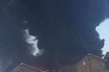 Фотография к новости: Крупный пожар в зоне отдыха Astana Resort: самостоятельно эвакуировались 45 человек