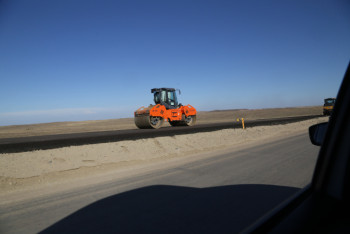 Фотография к новости: Реконструкцию участка дороги Караганда – Темиртау завершат в июле