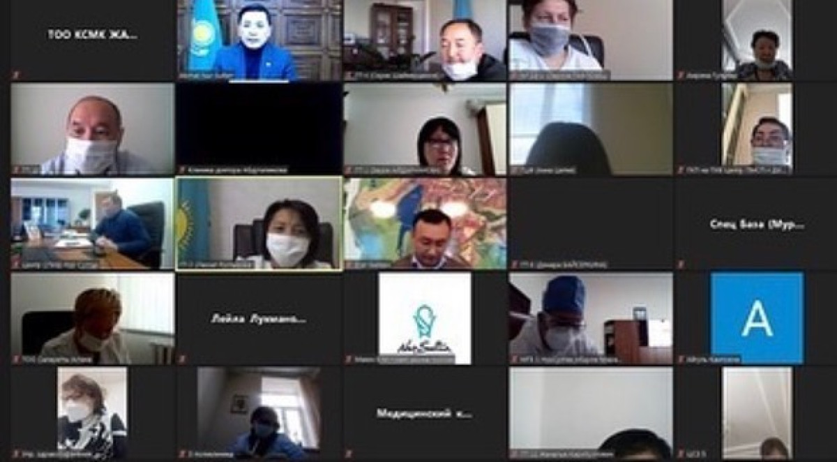 Кульгинов обсудил тактику действий по КВИ с главврачами больниц Нур-Султана