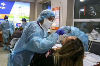 Фотография к новости: Статистика заболевших КВИ пополнилась за сутки на 446 человек в Казахстане