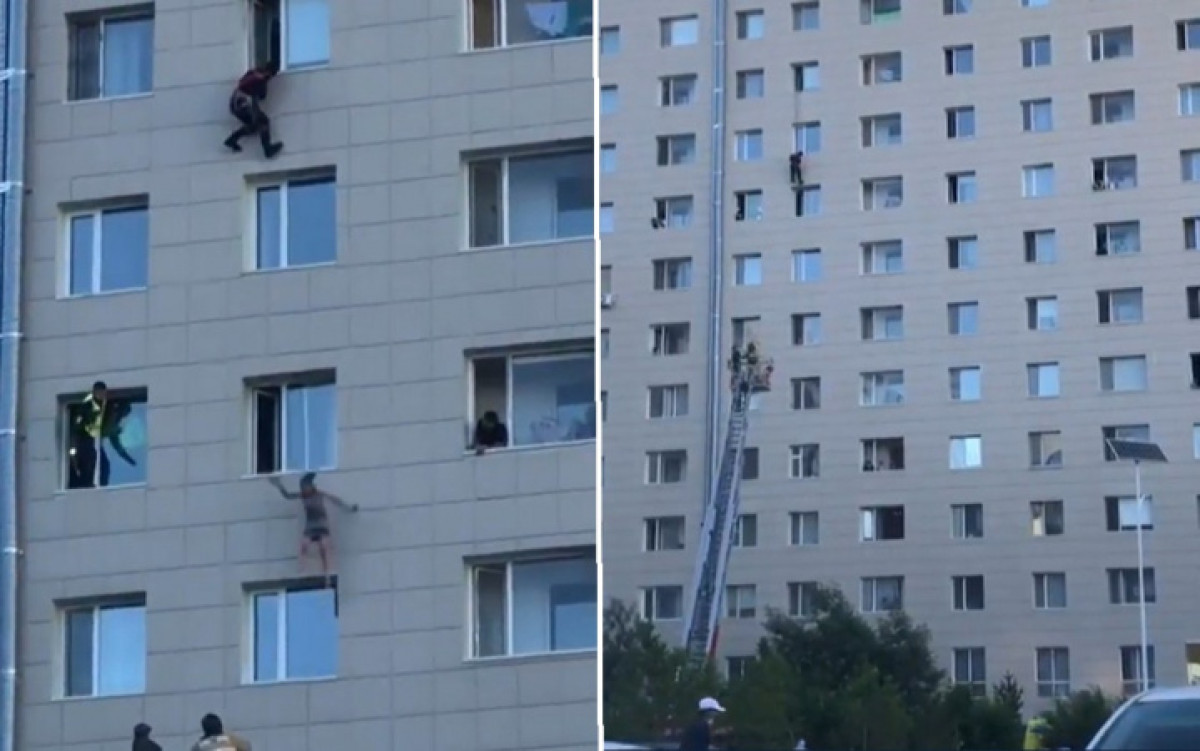 Парень и девушка спрыгнули с восьмого этажа ЖК "Инфинити" в Нур-Султане