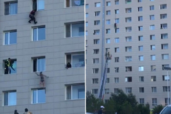 Фотография к новости: Парень и девушка спрыгнули с восьмого этажа ЖК "Инфинити" в Нур-Султане