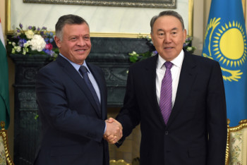 Фотография к новости: Король Иордании пожелал скорейшего выздоровления Нурсултану Назарбаеву