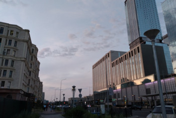 Фотография к новости: Строительство "Абу-Даби Плаза" завершится в 2020 году – акимат