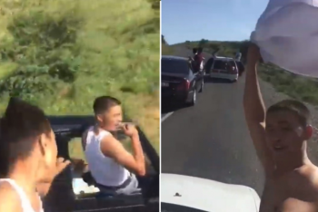 Фотография к новости: Задержаны водители попавшего на видео "беспредельного" кортежа в Туркестанской области