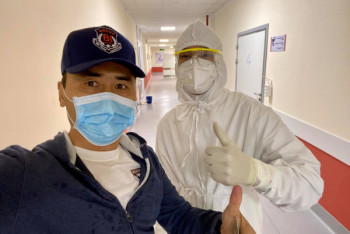 Фотография к новости: Наконец-то он пришел – Айдын Рахимбаев заразился коронавирусом