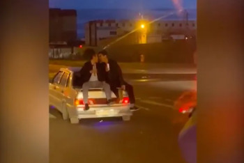 Фотография к новости: Прокативший друзей на багажнике астанчанин пообещал исправиться