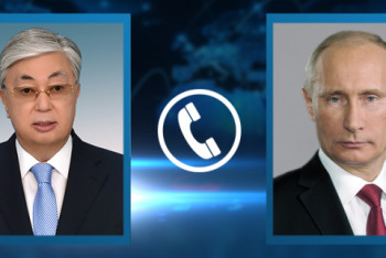 Фотография к новости: Токаев поблагодарил Путина за гуманитарную помощь