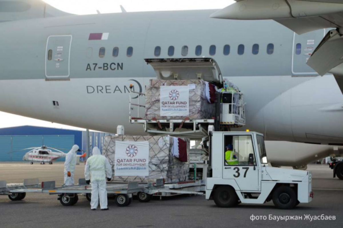 Гуманитарную помощь из Катара распределили между больницами в СКО