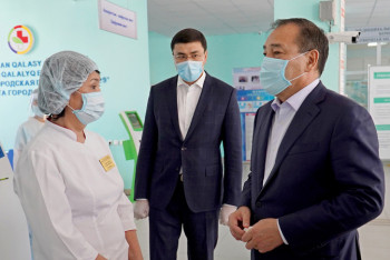 Фотография к новости: Обращений в скорую помощь стало меньше в Нур-Султане