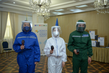 Фотография к новости: Выпускаемые казахстанскими осужденными СИЗ заинтересовали организацию Евросоюза