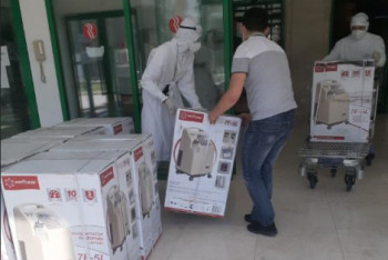 Фотография к новости: Оборудование для лечения коронавируса поступило в больницы Нур-Султана