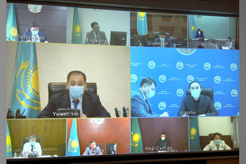 Фотография к новости: Оперативный штаб по COVID-19 усилил контроль в регионах Казахстана