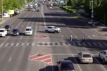 Фотография к новости: Левые повороты исключили на перекрестках Нур-Султана