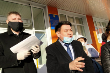 Фотография к новости: За спущенную на подбородок маску оштрафован замакима Костаная