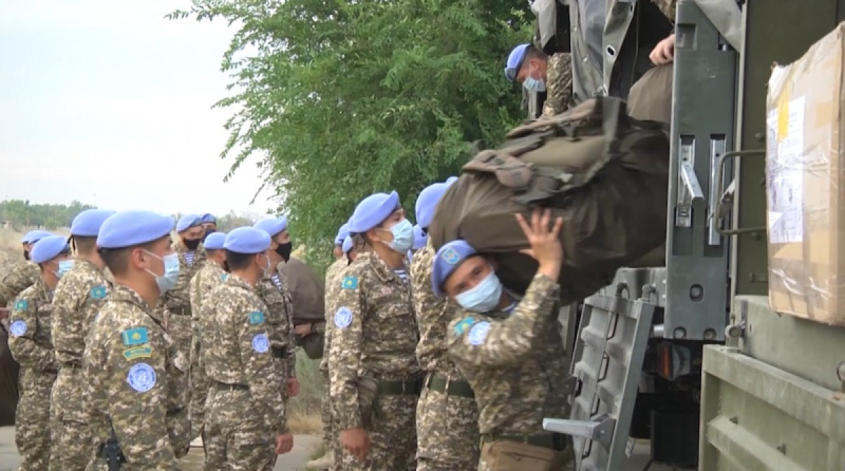 Очередная группа казахстанских миротворцев направлена в Ливан