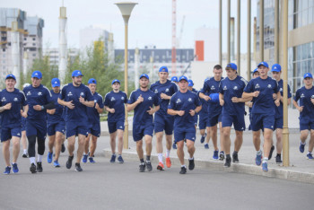 Фотография к новости: ХК "Барыс" возобновил тренировки