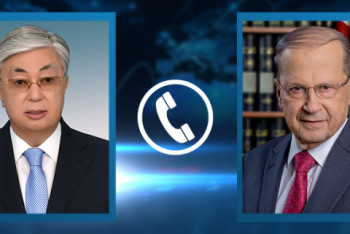 Фотография к новости: Токаев попросил президента Ливана защитить казахстанцев в Бейруте