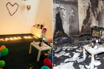 Фотография к новости: Парень планировал позвать любимую замуж и случайно поджег дом