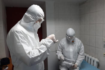 Фотография к новости: Военные медики из РФ начали работу в госпиталях Нур-Султана и Алматы