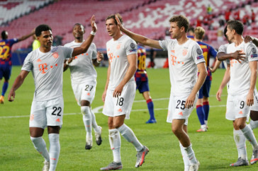 Фотография к новости: "Бавария" с унизительным счетом разгромила "Барселону" в четвертьфинале Лиги чемпионов