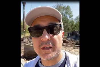 Фотография к новости: Очевидно, что это поджог – Акан Сатаев о пожаре на "Казахфильме"