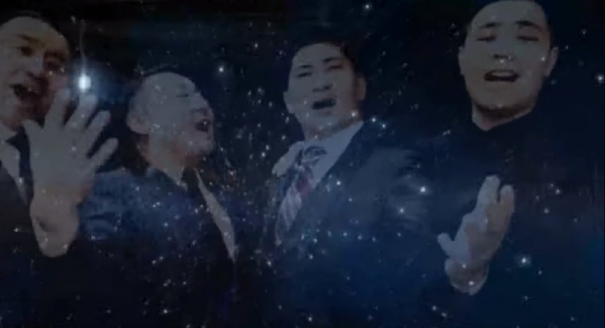 Полицейские сняли клип к юбилею Шамши Калдаякова в СКО