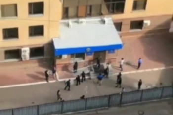 Фотография к новости: Грохот и крики возле опорного пункта разбудили жителей жилого дома в Нур-Султане