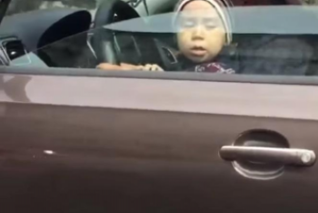 Фотография к новости: Перевозившего ребенка на коленях водителя в Нур-Султане привлекли к ответственности