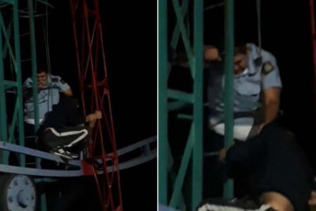 Фотография к новости: Мужчину сняли с 20-метрового колеса обозрения в Кызылорде