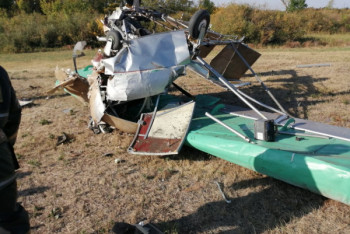 Фотография к новости: "Он хотел назвать его "Мечта" - супруга погибшего пилота самодельного самолета в Уральске