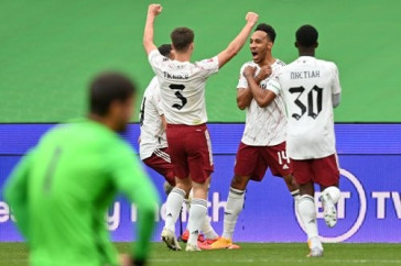 Фотография к новости: "Арсенал" в серии пенальти обыграл "Ливерпуль" и выиграл Суперкубок Англии