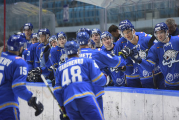 Фотография к новости: "Барыс" отправился на первый выезд в новом сезоне КХЛ