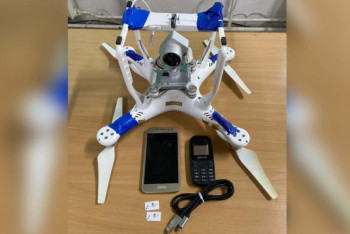 Фотография к новости: Смартфоны с помощью дрона пытались передать в колонию Павлодара