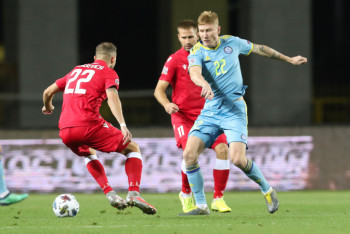 Фотография к новости: Казахстан уступил дома Беларуси в розыгрыше Лиги наций УЕФА