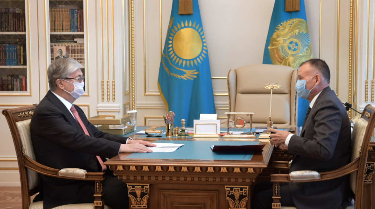 Глава ЦИК доложил Токаеву об итогах выборов депутатов Сената Парламента