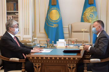 Фотография к новости: Глава ЦИК доложил Токаеву об итогах выборов депутатов Сената Парламента