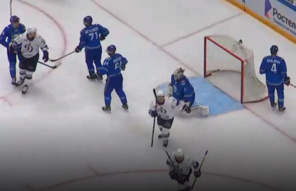 "Барыс" проиграл московскому "Динамо" в матче КХЛ