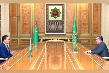 Фотография к новости: Мамин встретился с Бердымухамедовым