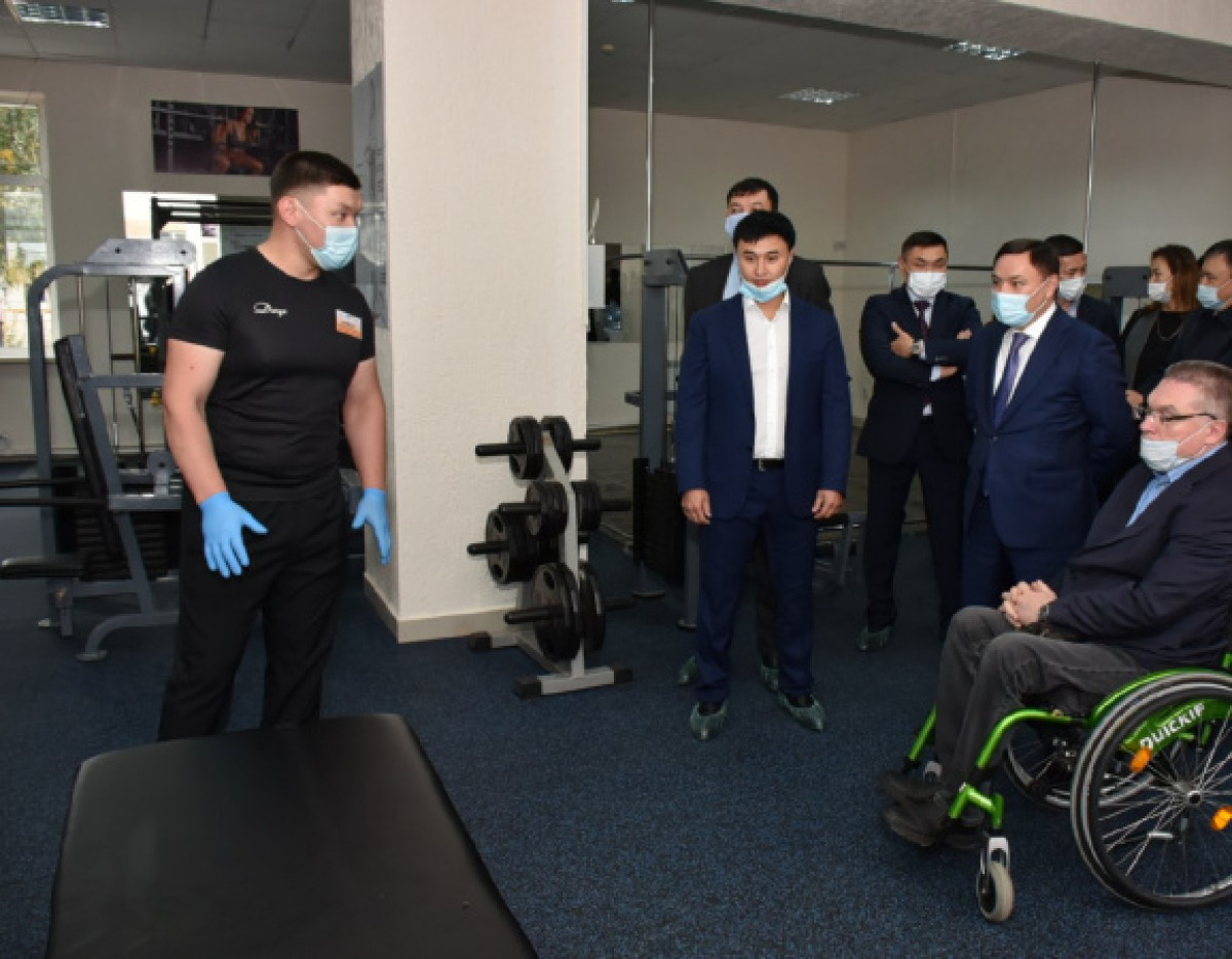 Спорткомплекс для людей с ограниченными возможностями открылся в Кокшетау