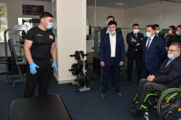 Фотография к новости: Спорткомплекс для людей с ограниченными возможностями открылся в Кокшетау